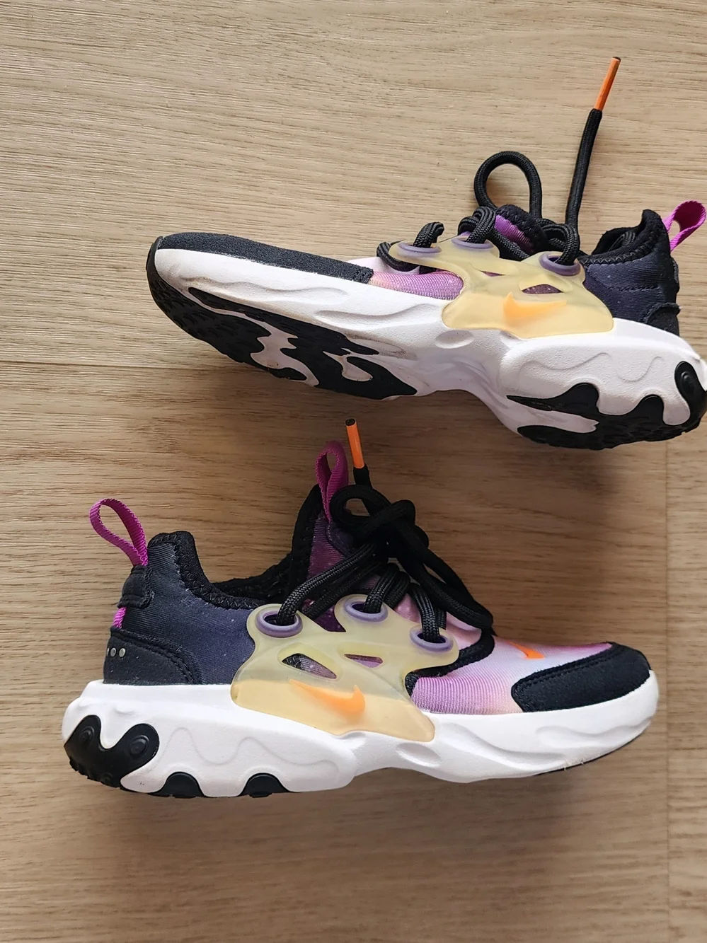 Nike Kids Galaxy Tie-Dye Sneakers - Purple/Orange/Black